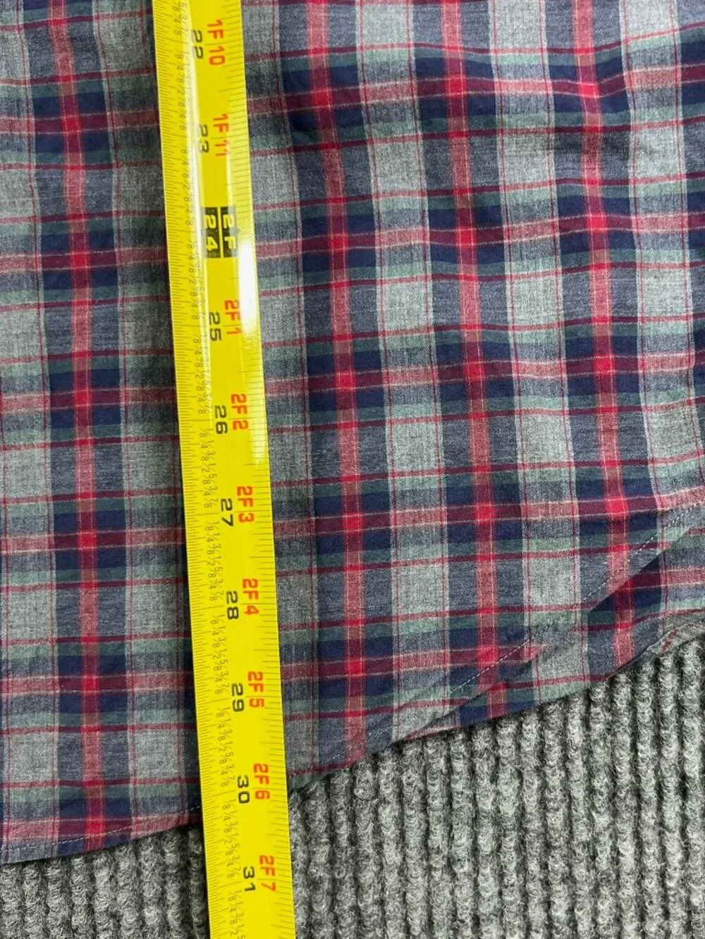 Share J.Crew Secret Wash Shirt Mens XL Lightweight Stretch Plaid Button Down